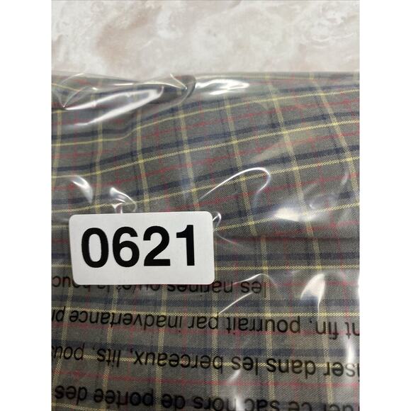 Birch Bay Men's Long Sleeve Grey Plaid Cotton Shirt Button Up Size XL Tall - Picture 6 of 6